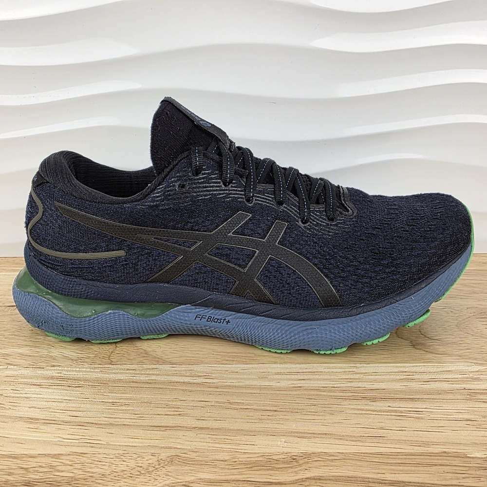 ASICS Gel-Nimbus 24 Sneakers Mens Size 9 Blue Running Shoes 1011B359